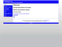 Tablet Screenshot of gareferees.com